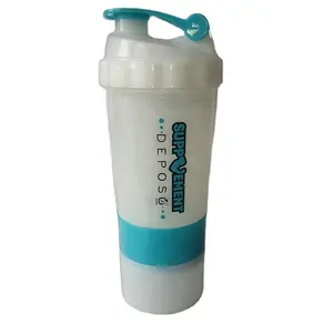 Individuelle 20 oz & 28 oz Protein-Spider-Shaker-Flasche zweilagiges Kompartiment Kunststoff-Blender für Fitnessstudio und Camping