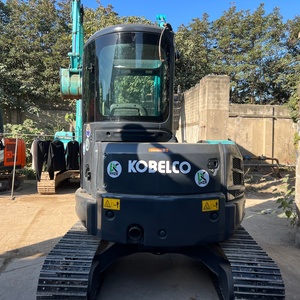 Used Kobelco SK55 Japan Original Used <b>Mini</b> Excavator 5.5 Ton 5 Ton Secondhand Sk55SR Crawler Digger with Cab Bagger for Sale - Product Image 5