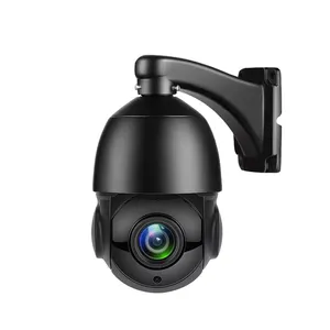 Siyah XM 30X ZOOM 4K 8MP POE ptz kamera 4k kamera iki yönlü ses H.265 yüz tanıma güvenlik kamerası XMeye 360 derece Pan aralığı