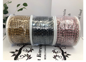 Chaînes de strass en cristal à poser, garnitures à coudre pour vêtements, bijoux, décoration et accessoires DIY - Product Image 4