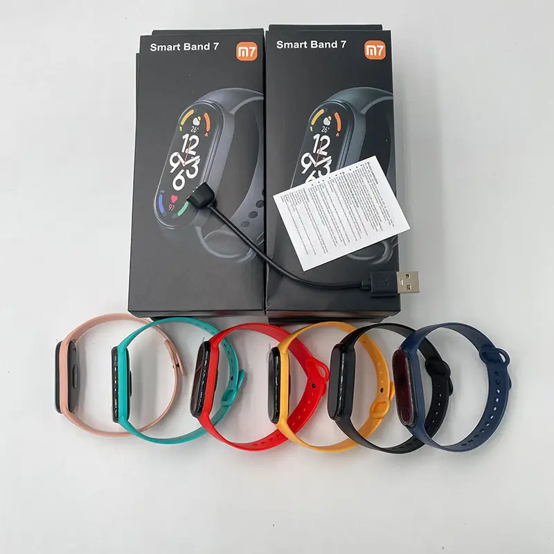 Smartwatch 스마트 밴드 방수 피트니스 트래커 스포츠 저렴한 Relogio Inteligente M7 스마트 시계