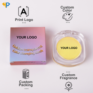 Paleta de Rubor en Crema Dorada que Cambia de Color con la Temperatura, Resistente al Agua, con Logotipo Personalizado, Vegano, de Marca Privada - Product Image 2