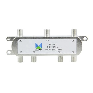 Divisor de Señal de TV Satelital Alcad de 6 Vías, 5-2300MHz - Product Image 1