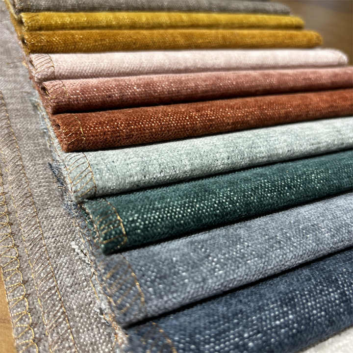 Best chenille cloth fabric polyester sofa for home textile sofa set