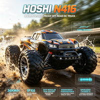 Voiture RC de drift HOSHI N416 4x4 1/16 36KM/H haute vitesse, étanche, tout-terrain, Monster Truck télécommandé pour adultes