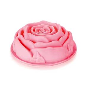 Large Rose Number Shaped <b>Silicone</b> Pan Bread Mousse Mold for Birthday Parties Valentine's Day Sustainable Cake Tool - Product Image 5