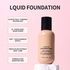 69 Shades Matte Liquid <b>Foundation</b> SPF20 Waterproof Oil Control Full Coverage Long Lasting 50ml Inclusive Skin Tone <b>Foundation</b> - Product Image 5
