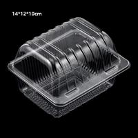 Boîte d'emballage en plastique transparente en PET pour aliments, emballage en blister, boîte à clapet pour fruits, légumes, gâteaux, collations, desserts