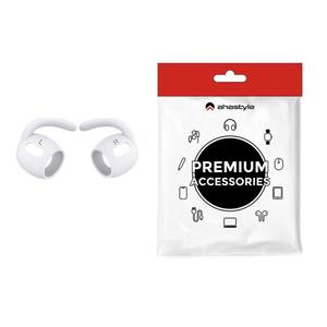AHASTYLE 1 paire de crochets d'oreille pour <span class=keywords><strong>AirPods</strong></span> <span class=keywords><strong>Pro</strong></span> <span class=keywords><strong>2</strong></span> Bluetooth écouteurs anti-perte anti-dérapant crochets d'oreille embouts d'oreille en silicone - Product Image 1