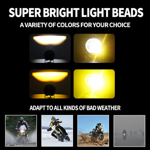 Sistema de iluminación de motocicleta 90W <span class=keywords><strong>Mini</strong></span> luz de conducción Bi-lente Luces Led Faros Para Motos Coches Accesorios Iluminación de motocicleta - Product Image 3
