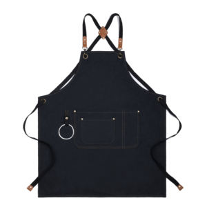 Grembiule da Chef in Tela Impermeabile e Resistente all'Olio con Tasche, Personalizzabile con Logo, per Bar e Caffetterie - Product Image 1