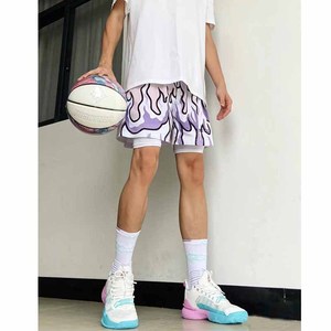American Weaved-Short de basket-ball taille haute double couche pour homme, short de sport décontracté à séchage rapide, nouvelle tendance - Product Image 5