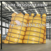 Fibre discontinue de polyester conjugué siliconé blanc brut 3D 64mm à haute ondulation, ignifuge, antistatique, recyclable, pour aiguilles