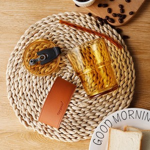 Bán Buôn Giá 400Ml Màu Xám Hổ Phách Thủy Tinh Cốc Soda Nước Giải Khát Da Tay Áo Cốc Cà Phê Với Nắp Và Rơm Bảo Vệ - Product Image 5