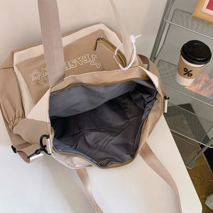 <span class=keywords><strong>Sac</strong></span> fourre-tout de grande capacité <span class=keywords><strong>Sac</strong></span> à <span class=keywords><strong>main</strong></span> Adolescente Filles Casual Outdoor Travel Shopping Réutilisable Nylon Zipper Portable One Straps Versatile - Product Image 6