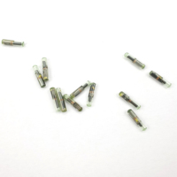 Etiqueta de cristal de identificación de animales RFID para perro y gato, implante de microchip, tubo de vidrio inyectable para mascotas