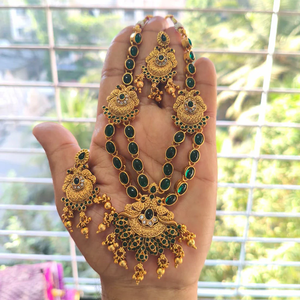 Conjunto de collar de piedras Pota de la marca Jewel Emarket Heritage - 12731578RD - Product Image 1