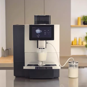 Machine à expresso semi-automatique Coffee Doctor F11, solution commerciale tout-en-un avec moulin à café et mousseur à lait - Product Image 4
