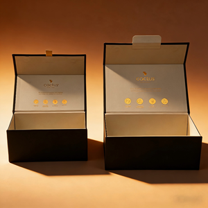 Caja de Regalo Magnética Rígida Plegable al por Mayor, Cierre Magnético, Exhibición para Viajes y Venta Minorista, Elegante Caja de Regalo Magnética - Product Image 1