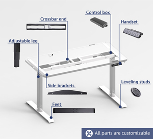 2bf3a văn phòng Phúc âm emancipate Ergonomic điện chiều cao có thể điều chỉnh máy tính ngồi đứng đứng bàn cho nhà văn phòng - Product Image 6