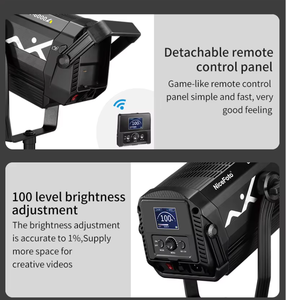 <span class=keywords><strong>Nicefoto</strong></span> 6000A LV แบบมืออาชีพไฟสองสี600วัตต์ LED สตูดิโอถ่ายภาพวิดีโอฟิล์ม COB ไฟต่อเนื่อง - Product Image 6