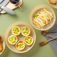 Papiers de cuisson imprimés jetables antiadhésifs, écologiques, résistants à la chaleur et compatibles four, pour friteuse à air et poêle – Vente chaude usine