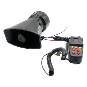 Alarme électronique sans fil 12V pour voiture avec haut-parleur 130dB 100W Sirène d'incendie Klaxon Tweeter Design Accessoires de voiture - Product Image 2