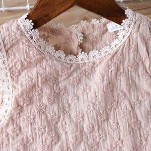Robe de princesse en dentelle rose pour bébé fille de 2 ans, style européen, pas chère, pour mariage, été, en stock - Product Image 3