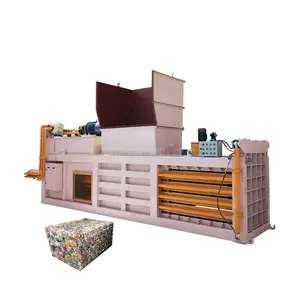 Multifunctional automatic hydraulic baler waste cloth bundle machine bale pressing machine used pet bottle baling machine