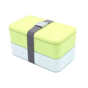 2019 Stackable Lunch Box Bpa Free plastic bento lunch box Reusable Bento Box