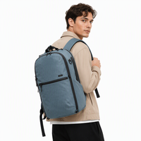 Sac à dos pour ordinateur portable SBOX, imperméable, en tissu ripstop diamant, grande capacité, 15,6 pouces, pour les voyages d'affaires