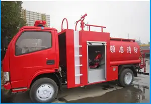 Caminhão de bombeiros 4x2, alta qualidade, caminhão de combate a incêndio, com bomba de água, caminhão, tanque de água e bico da mola