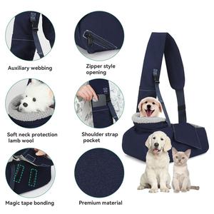 Sac de <span class=keywords><strong>transport</strong></span> pour animaux de compagnie d'extérieur, sac à bandoulière souple pour animaux de compagnie, sac à bandoulière pour animaux de compagnie, sac de voyage pour animaux de compagnie avec poche - Product Image 6