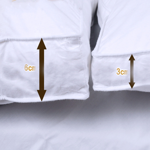 3-5cm hauteur 100% coton 233TC <span class=keywords><strong>Tissu</strong></span> <span class=keywords><strong>anti</strong></span>-<span class=keywords><strong>duvet</strong></span> 700gsm microfibre Surmatelas - Product Image 3