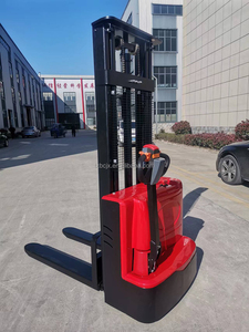 Alta Qualidade Totalmente Alimentado Drive Empilhador De Paletes Elétrico 1 Ton 1.5 Ton 1.6-6 Meter Walkie Levantamento para Armazéns - Product Image 4