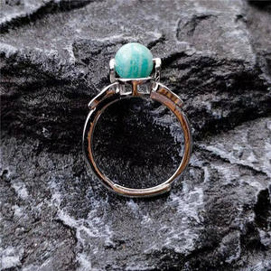 Toptan ayarlanabilir daire kristalleri şifa taşları takı doğal karışık kuvars yüzük hediyeler için - Product Image 2