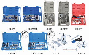 Kit de herramientas de abocardado de refrigeración de grado industrial Herramientas de abocardado de plomería con herramienta de corte de tubo de freno de cobre OEM y ODM personalizada - Product Image 2