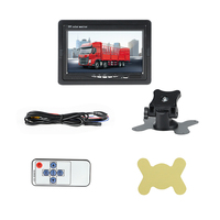 Moniteur de voiture 7 pouces pour divertissement sur siège arrière, 2CH AV/AHD, écran tactile 7 pouces, moniteur de rétroviseur avec bouton de commande, moniteur d'appuie-tête de voiture