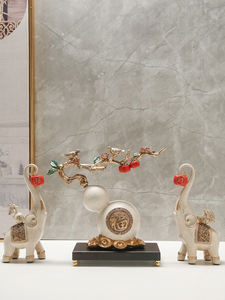 Adorno de Calabaza Esculpido en Resina Epoxi, Decoración para Sala de Estar o Vinoteca, Amuleto de la Suerte Nafu Feng Shui, Estilo Chino Moderno, Cinco Bendiciones - Product Image 3