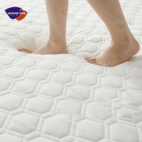 Matelas d'hôtel certifié qualité usine chinoise, haute densité, en boîte, simple, double, king size, surmatelas en mousse à mémoire de forme gel