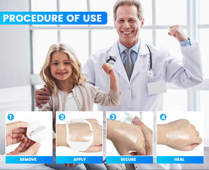 कैथेटर ड्रेसिंग <span class=keywords><strong>IV</strong></span> कैंनुला ठीक पु कैथेटर ड्रेसिंग - Product Image 2