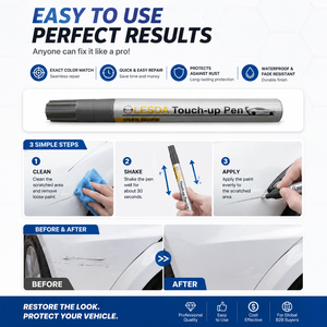 Stylo anti-rayures pour voiture Chrysler OEM, compatible avec les couleurs Porsche, application rapide et facile, résultats durables et longue durée - Product Image 2