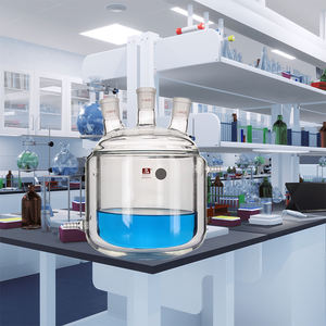 Reattore a Doppio Strato con Tre Colli e Fondo Tondo, Bottiglia di Circolazione con Isolamento in Vetro Borosilicato <span class=keywords><strong>3.3</strong></span>, Personalizzabile OEM - Product Image 5