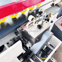 Machine à coller les boîtes en carton ondulé semi-automatique BYZ-1500, pour formes spéciales ou régulières, avec presse à bande, vente directe usine