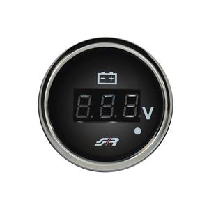Voltímetro Eléctrico Simoni Racing Chrome Rim Line Modelo VM/C - Product Image 1