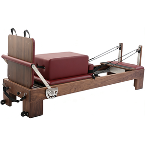 Reformer de Pilates de Madera de Nogal AM-200R - Equipo Comercial para Estudio de Pilates para Entrenamiento Profesional de Instructores de Pilates - Product Image 3