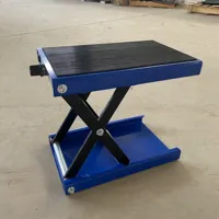 Vente directe usine – Cric ciseaux en acier pour moto, 1100 lb (0,5 tonne), plateforme large