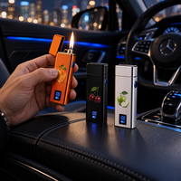 Briquet USB rechargeable coupe-vent à arc pour usage extérieur avec motif personnalisé