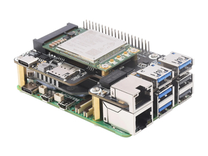 Waveshare PCIe to MiniPCIe/Gigabit Ethernet/USB 3.2 Gen1 HAT รองรับอินเทอร์เฟซ MiniPCIe โมดูล 4G สำหรับ Raspberry Pi 5 HAT K479 - Product Image 4