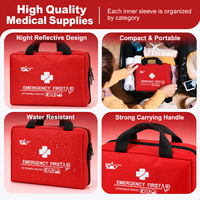 Trousse de premiers secours portable en nylon Ori-power, trousse médicale d'urgence pour la maison, les activités de plein air, les fournitures médicales d'urgence et la formation
